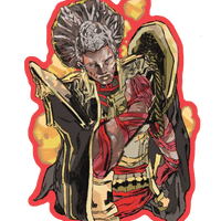 arcane | ambessa: 3x3" vinyl sticker