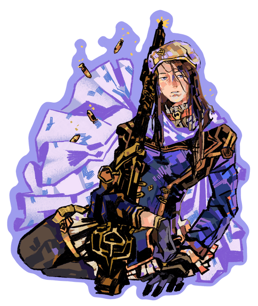 arcane | caitlyn: 3x3" vinyl sticker