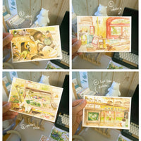 ghibli museum postcards | drawn at the museum