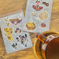 mushroom girls | 2 sticker sheets