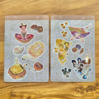 mushroom girls | 2 sticker sheets