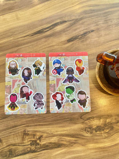 avengers | 2 sticker sheets