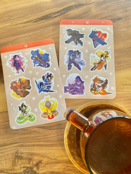 overwatch | 2 sticker sheets