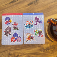 transformers mtmte | 2 sticker sheets