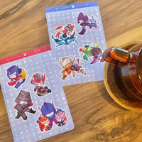 transformers mtmte | 2 sticker sheets