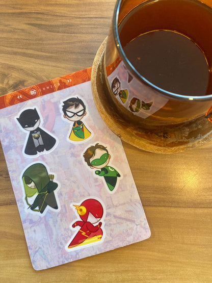 dc | sticker sheet