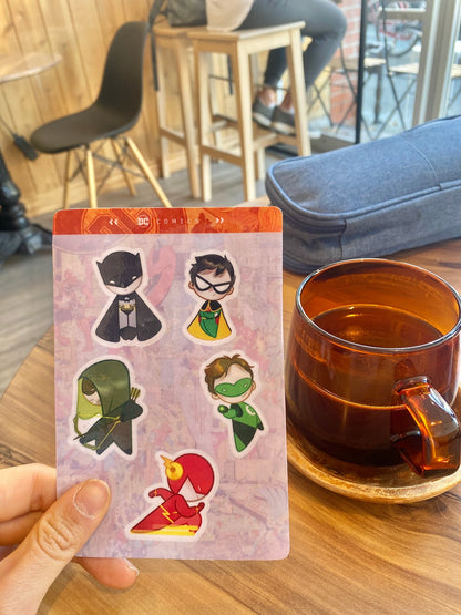 dc | sticker sheet