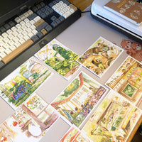 ghibli museum postcards | drawn at the museum