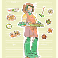flcl : canti | 4 sticker sheets