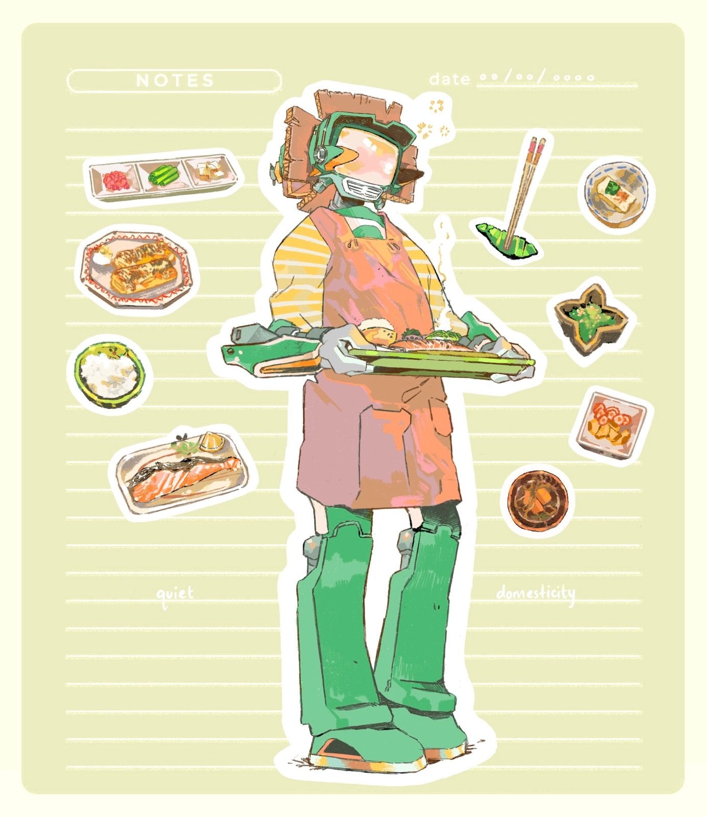 flcl : canti | 4 sticker sheets