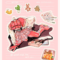 flcl : canti | 4 sticker sheets