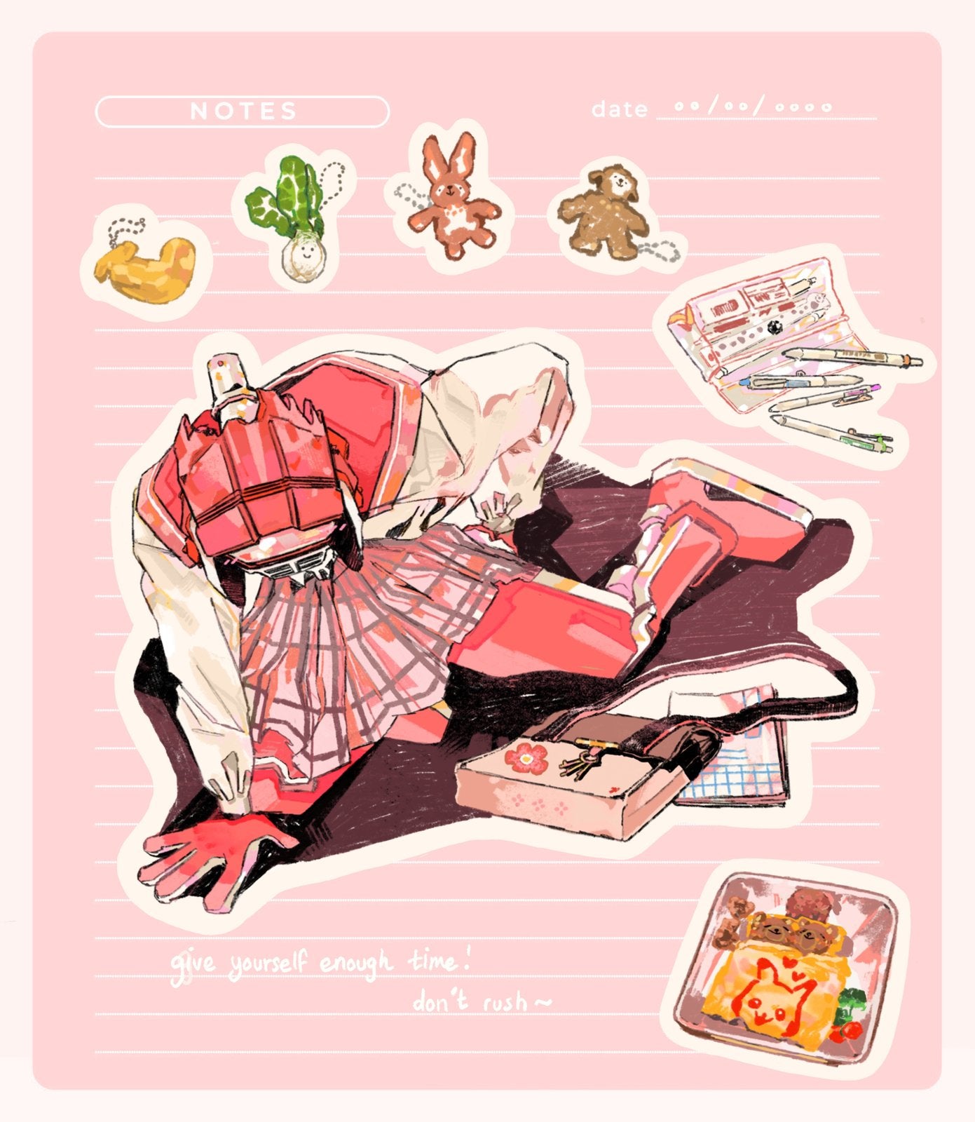 flcl : canti | 4 sticker sheets