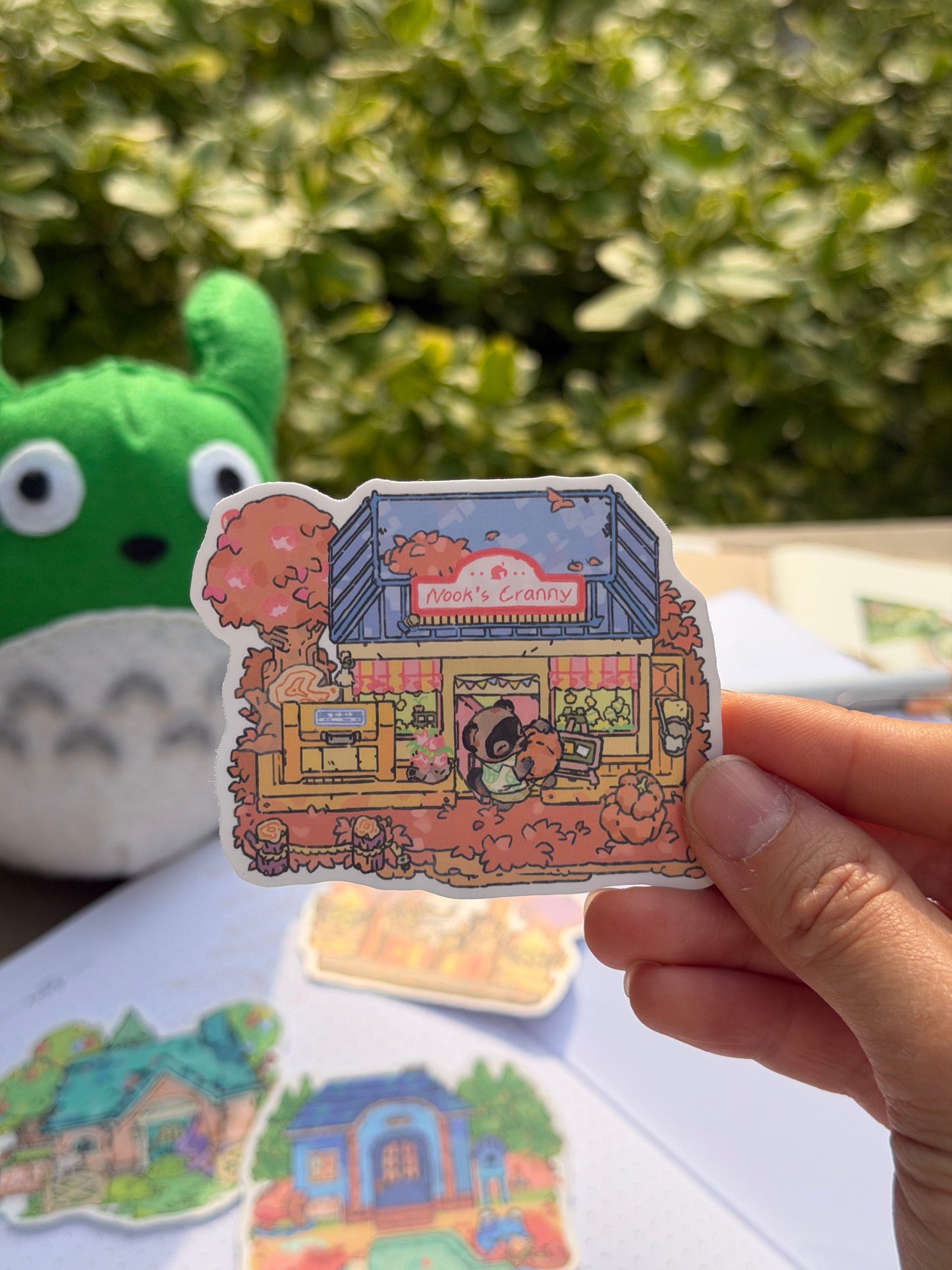 ac: tom nook | 3" sticker