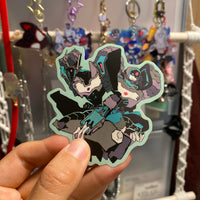 tf animated | shockwave: 3x3" vinyl sticker