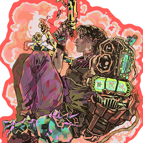 arcane | sevika: 3x3" vinyl sticker