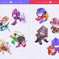 transformers mtmte | 2 sticker sheets