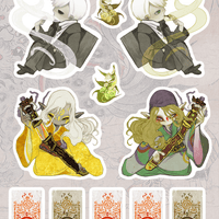 mushishi & mononoke | sticker sheet