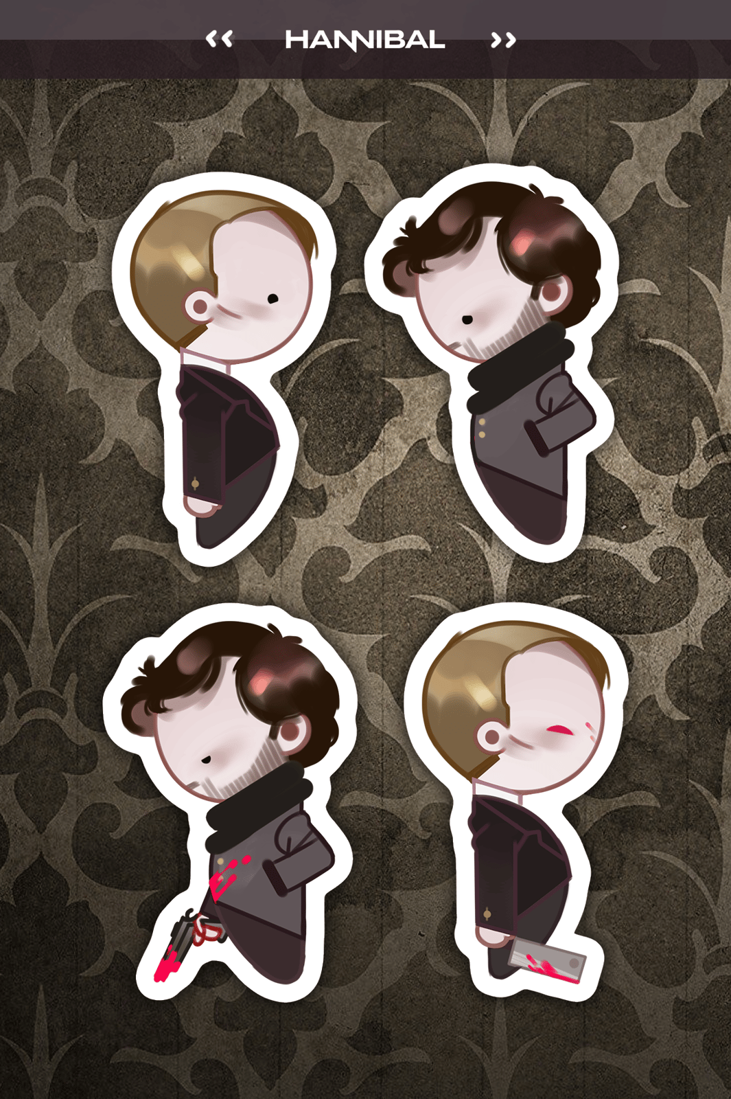 hannibal | sticker sheet