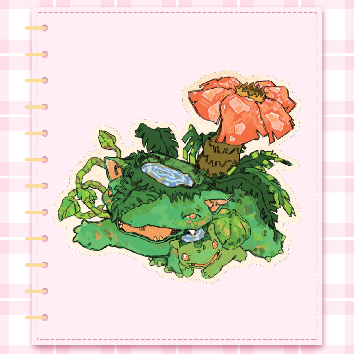 Pokemon: Bulbasaur | 3x3" sticker