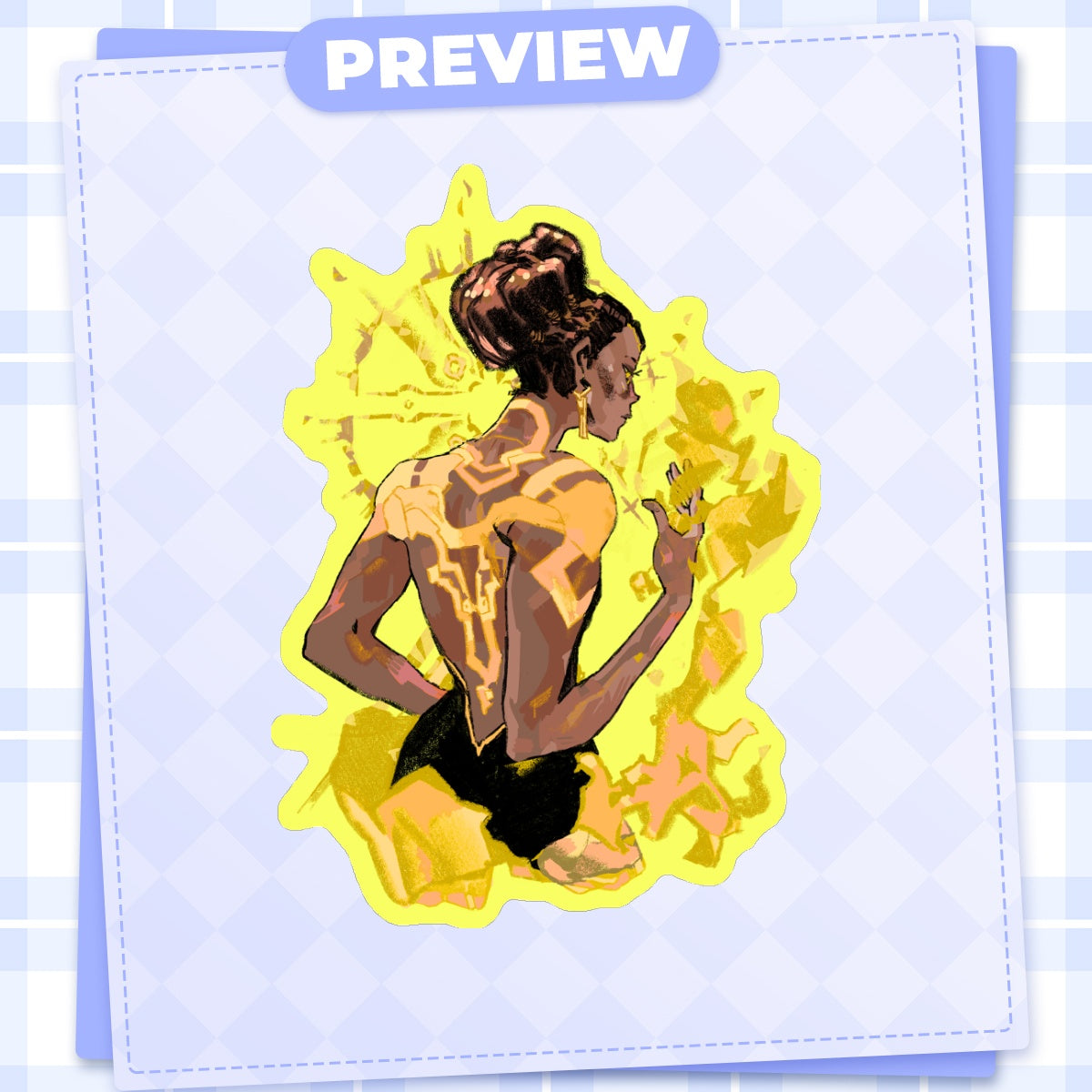 🔫: mel | 3" sticker