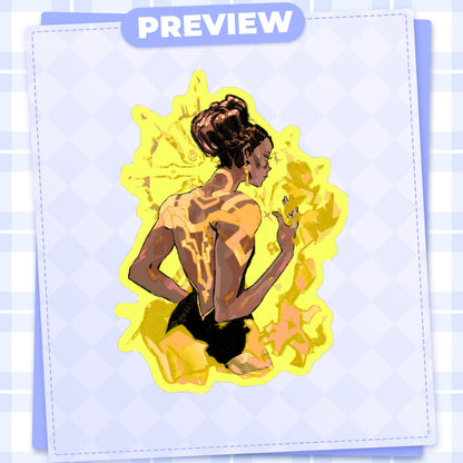 🔫: mel | 3" sticker