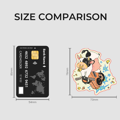 Mario: Cow | 3x3" sticker