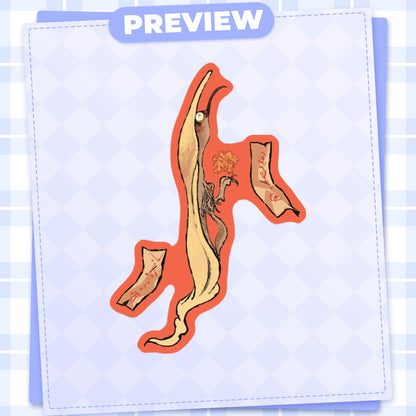 youkai: chicken | 3" sticker