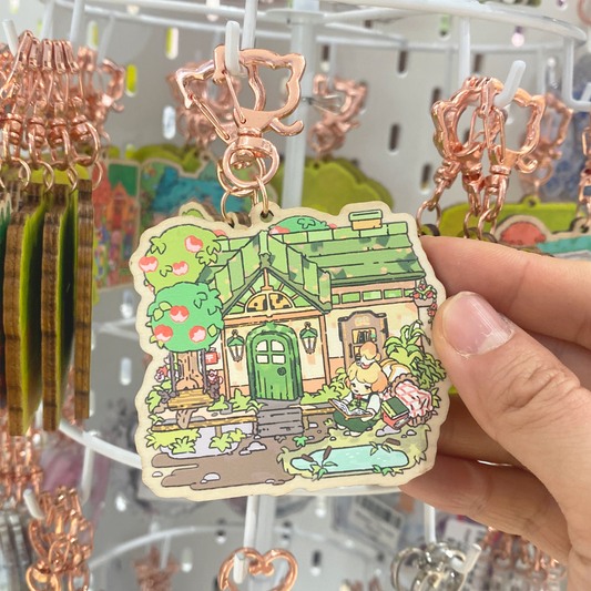 ac: isabelle | 2.75" wood charm