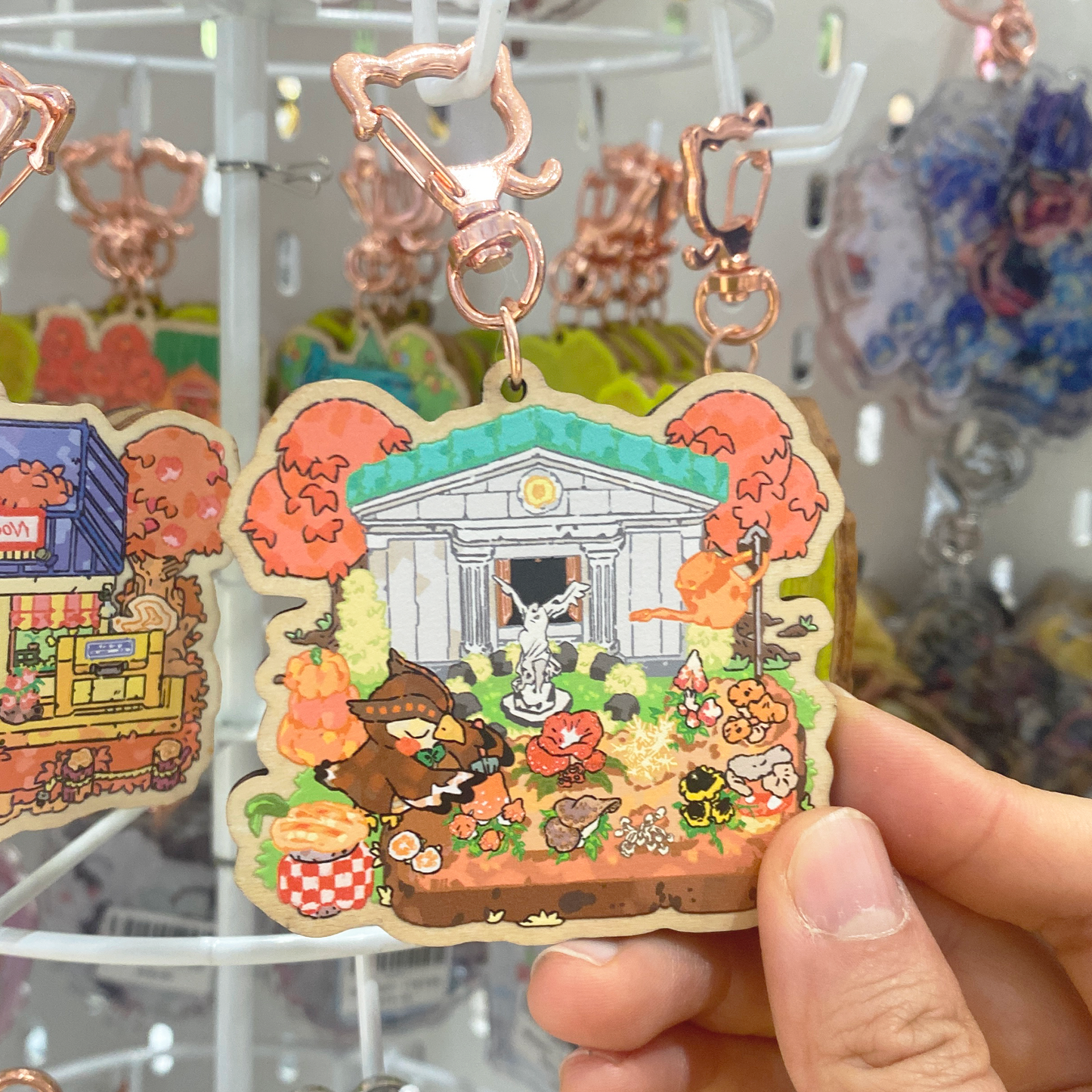 ac: blathers | 2.75" wood charm