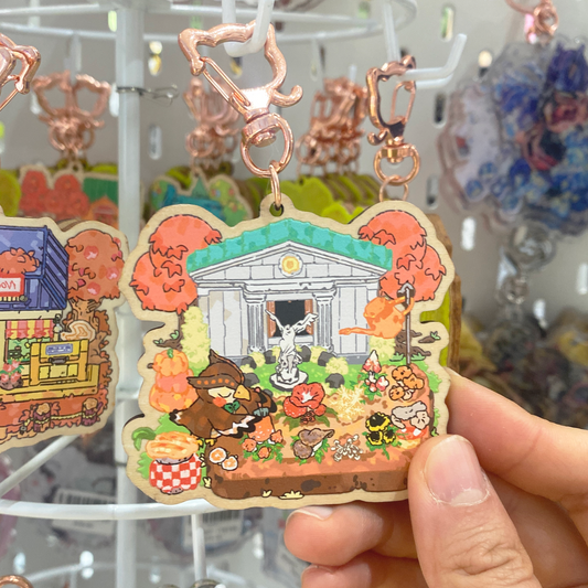 ac: blathers | 2.75" wood charm