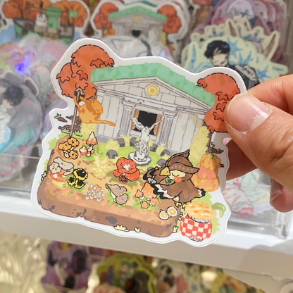 ac: blathers | 3" sticker