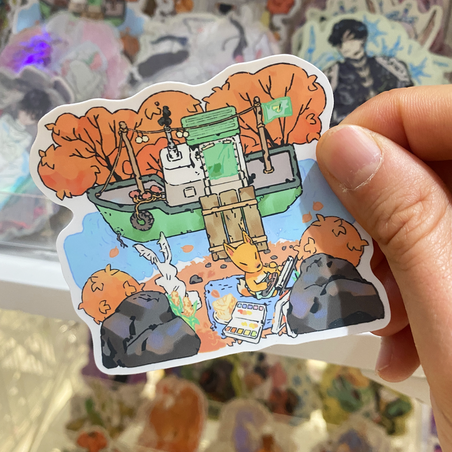 ac: redd | 3" sticker