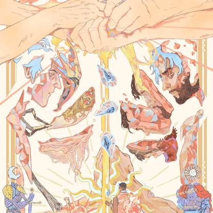 across the arcane | jayce & viktor | 12x18" art print