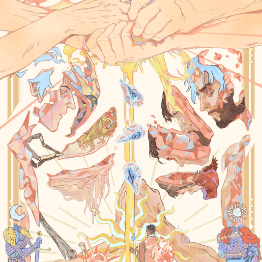 across the arcane | jayce & viktor | 12x18" art print