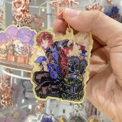 🔫: vi | 2.75" glitter colour charm
