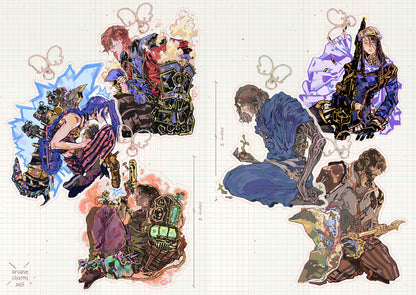  arcane charms | jinx, vi, sevika, caitlyn, viktor, jayce