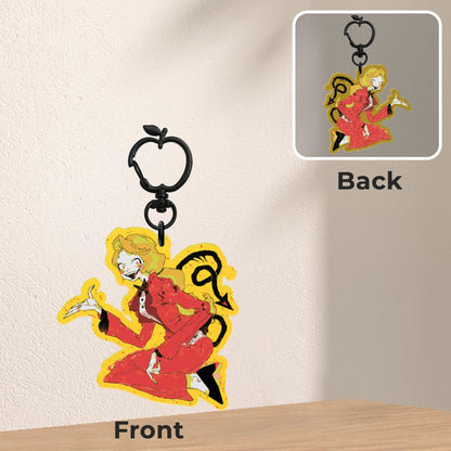 👹 🏨: charlie | 2.75" glitter color charm