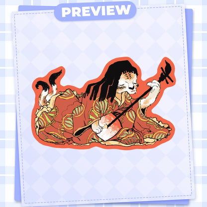 youkai: tiger | 3" sticker