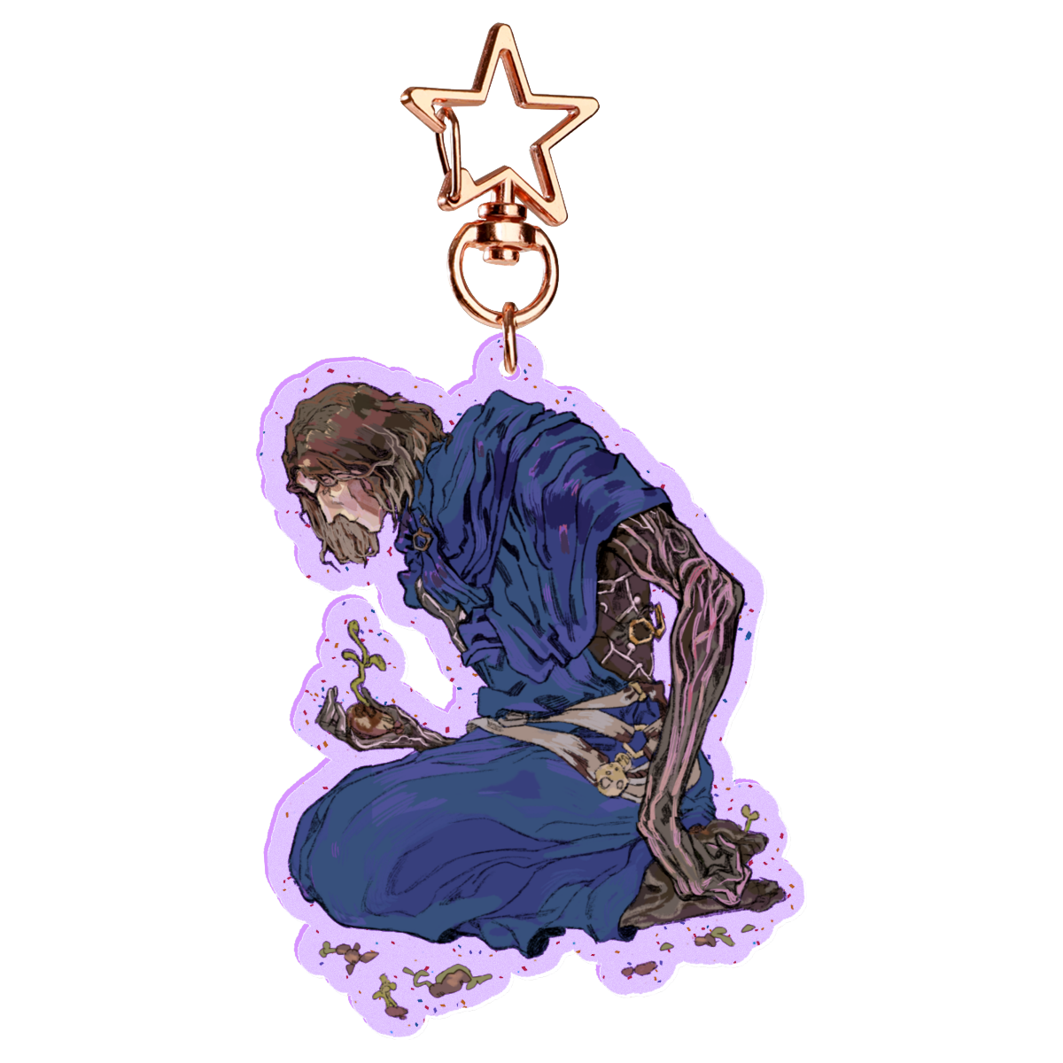 Arcane: Viktor | 7cm glitter colour-edge charm