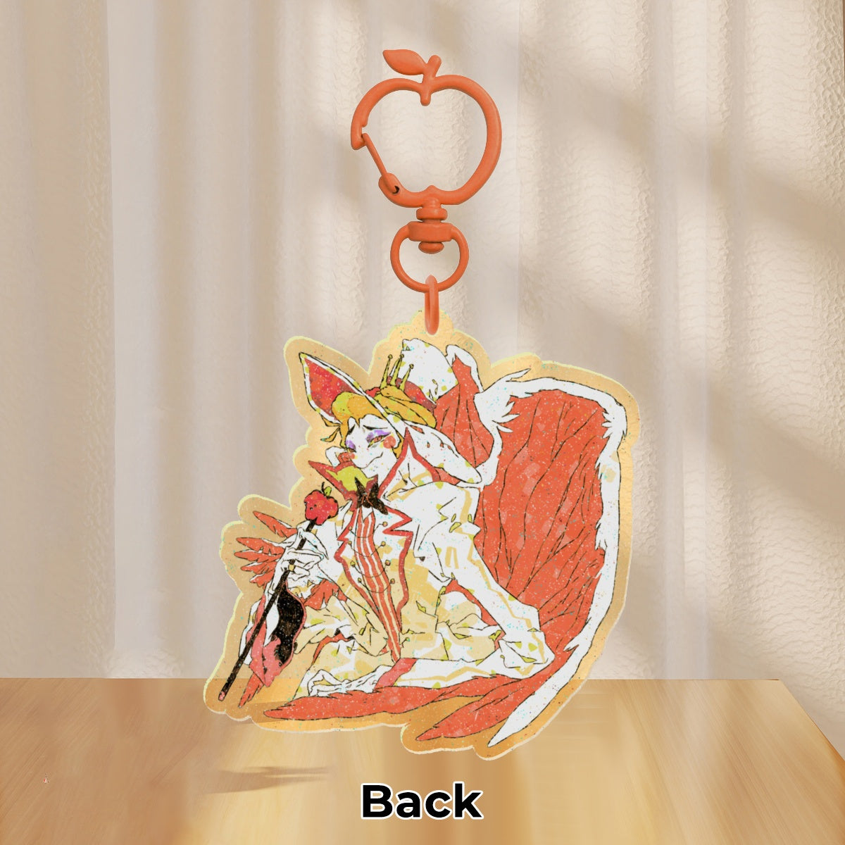 👹 🏨: lucifer | 2.75" glitter color charm