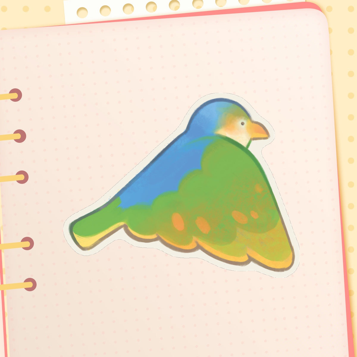 🐧: parrot | 3" sticker