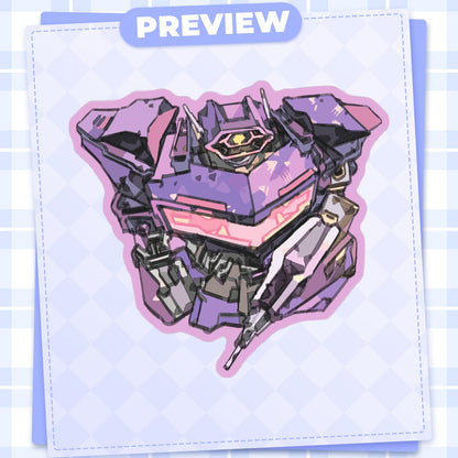 Transformers One: Shockwave | 3x3" sticker