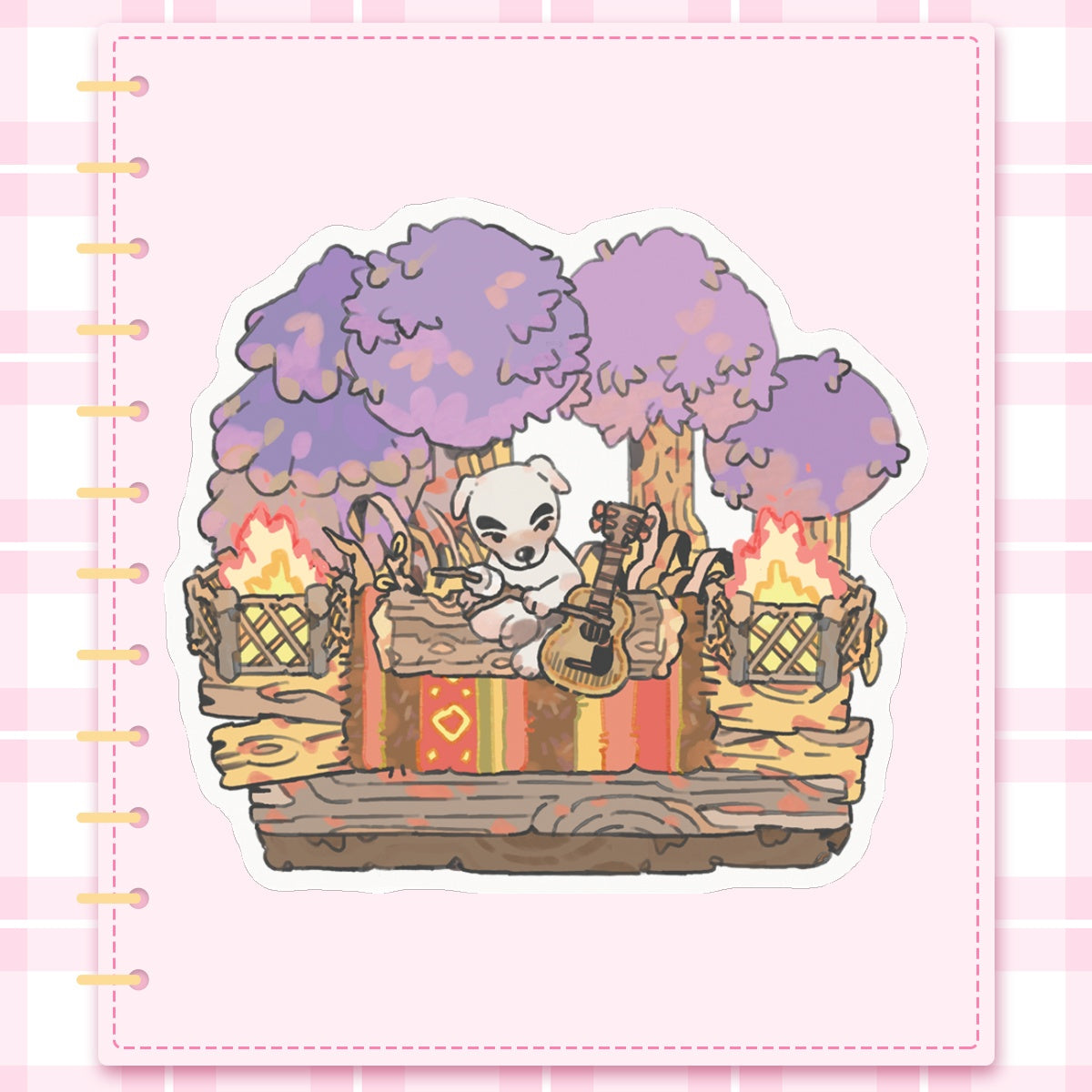 Animal Crossing: KK Slider | 3x3" sticker