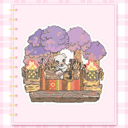 Animal Crossing: KK Slider | 3x3" sticker