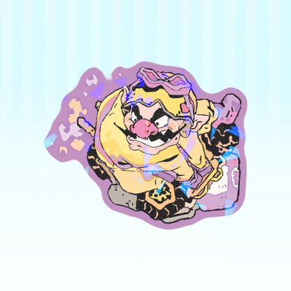 🏎️ : yellow mushroom man | 3x3" sticker