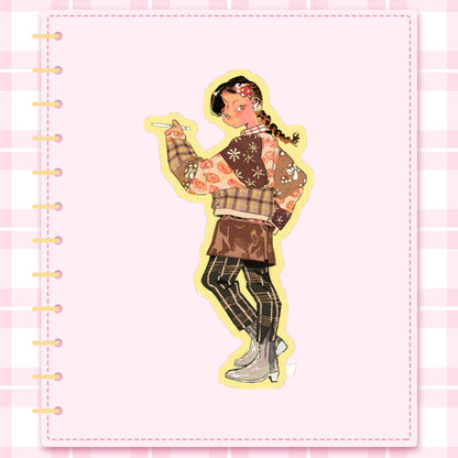Girls Girls Girls: Winter | 3x3" sticker