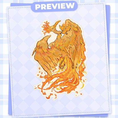 Pokemon: Moltres | 3x3" sticker