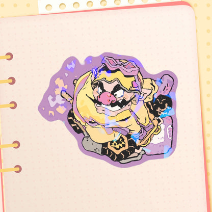 🏎️ : yellow mushroom man | 3x3" sticker