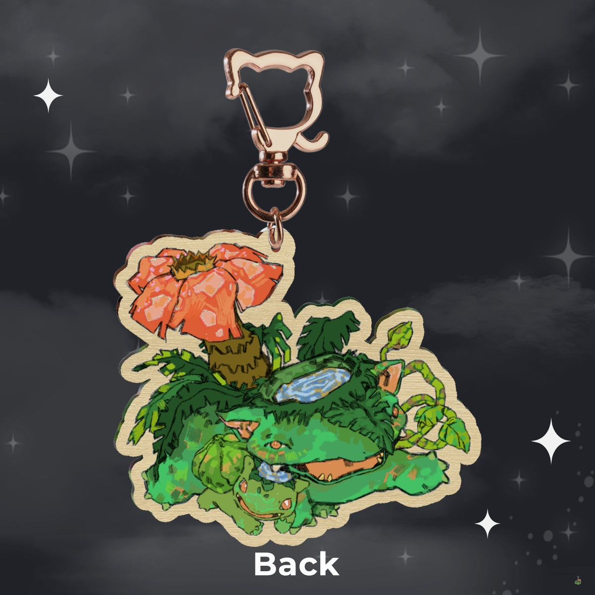 🪩: kappa | 2.75" wood charm