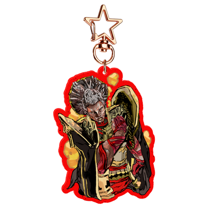 Arcane: Ambessa | 7cm glitter colour-edge charm